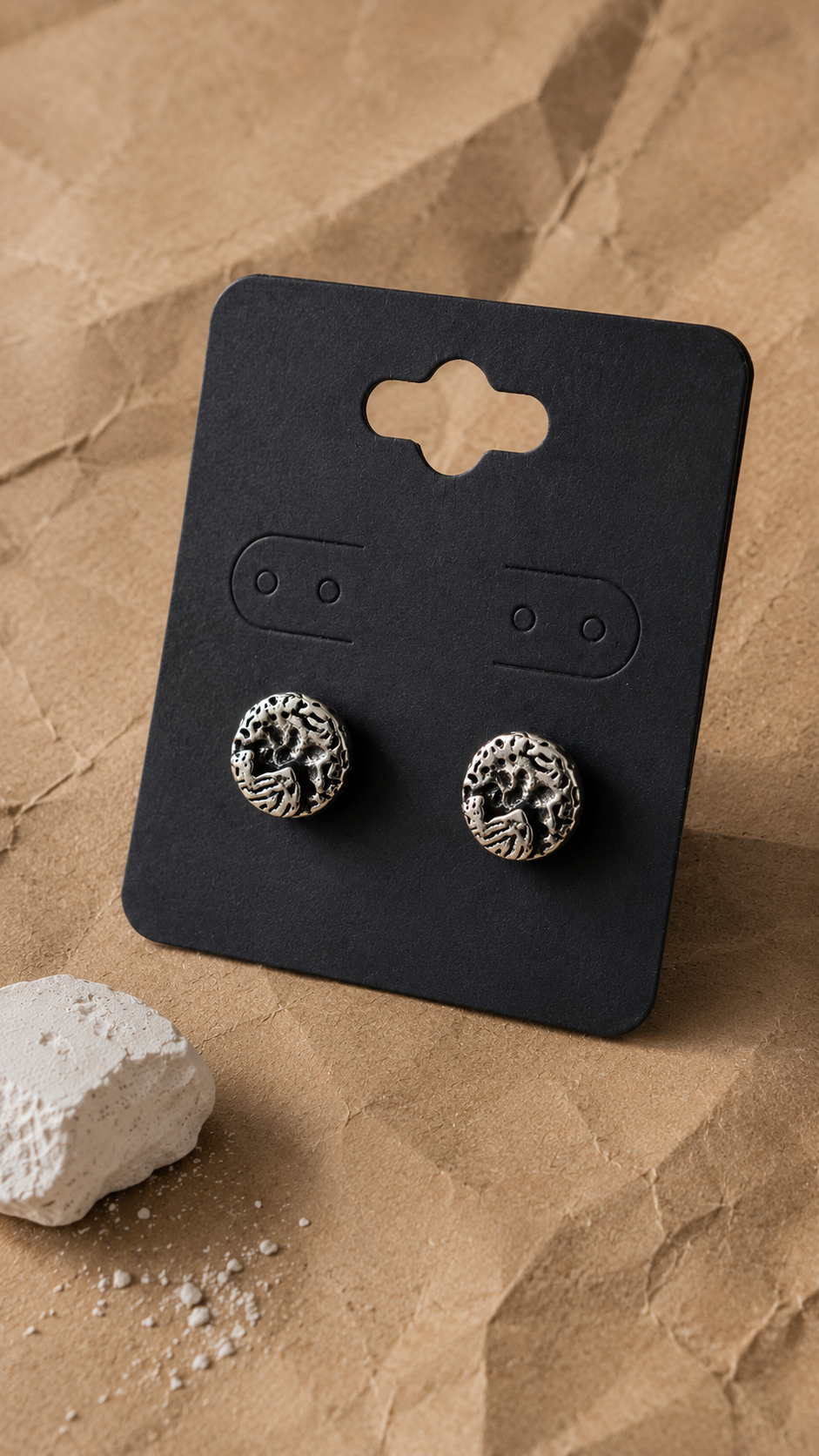 Mountain Stud Earrings | 925 Sterling Silver | Rock Climbing Jewelry