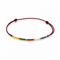 Himalayan Prayer Flag Bracelet | Adjustable Climbing Bracelet | Outdoor Adventure Jewelry | Climber Gift