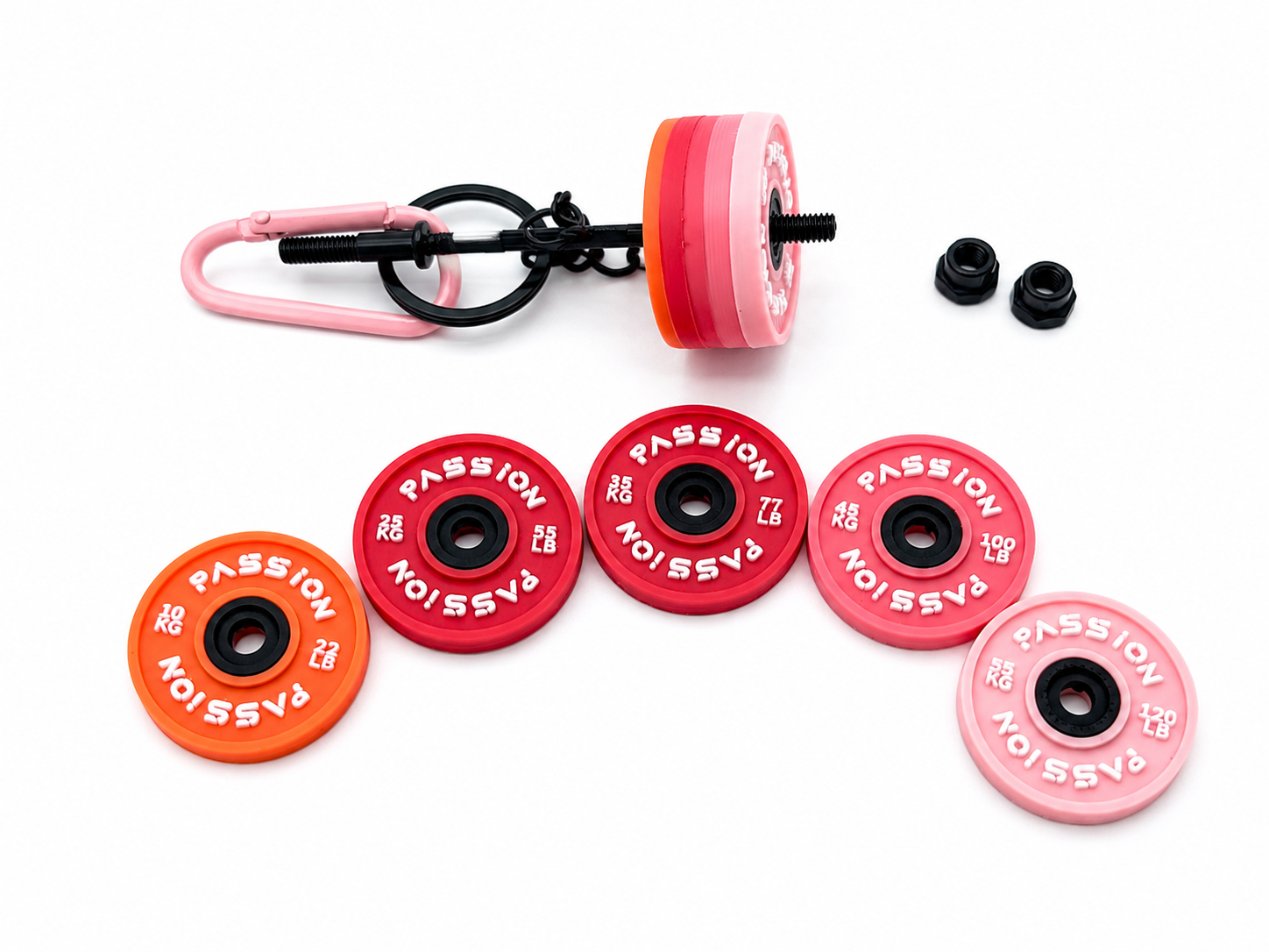 Mini Barbell Keychain | Gym Gift | Weightlifting Accessory
