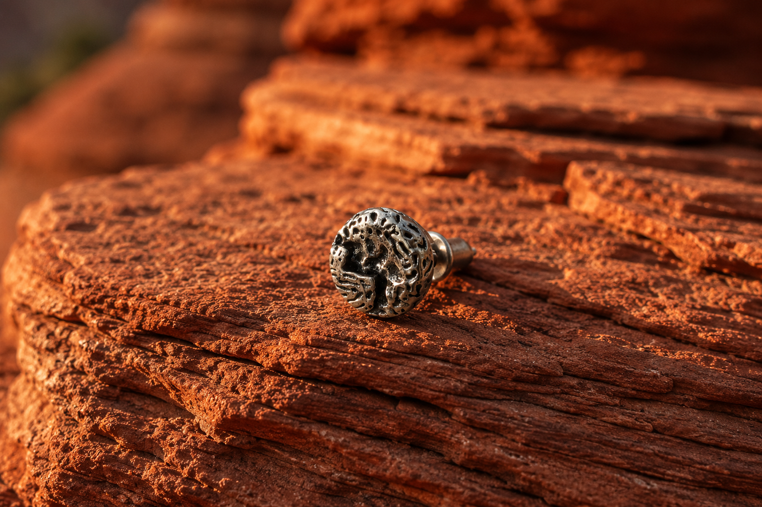 Mountain Stud Earrings | 925 Sterling Silver | Rock Climbing Jewelry