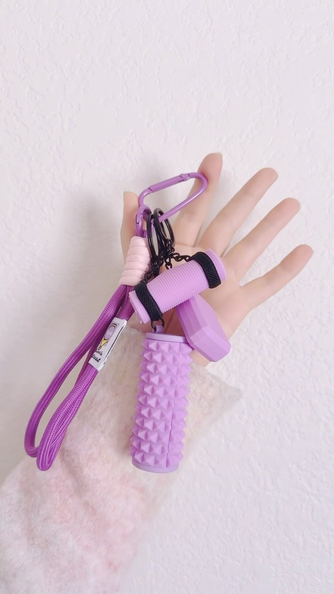 Mini Recovery Kit Keychain — Foam Roller + Chalk Block Set