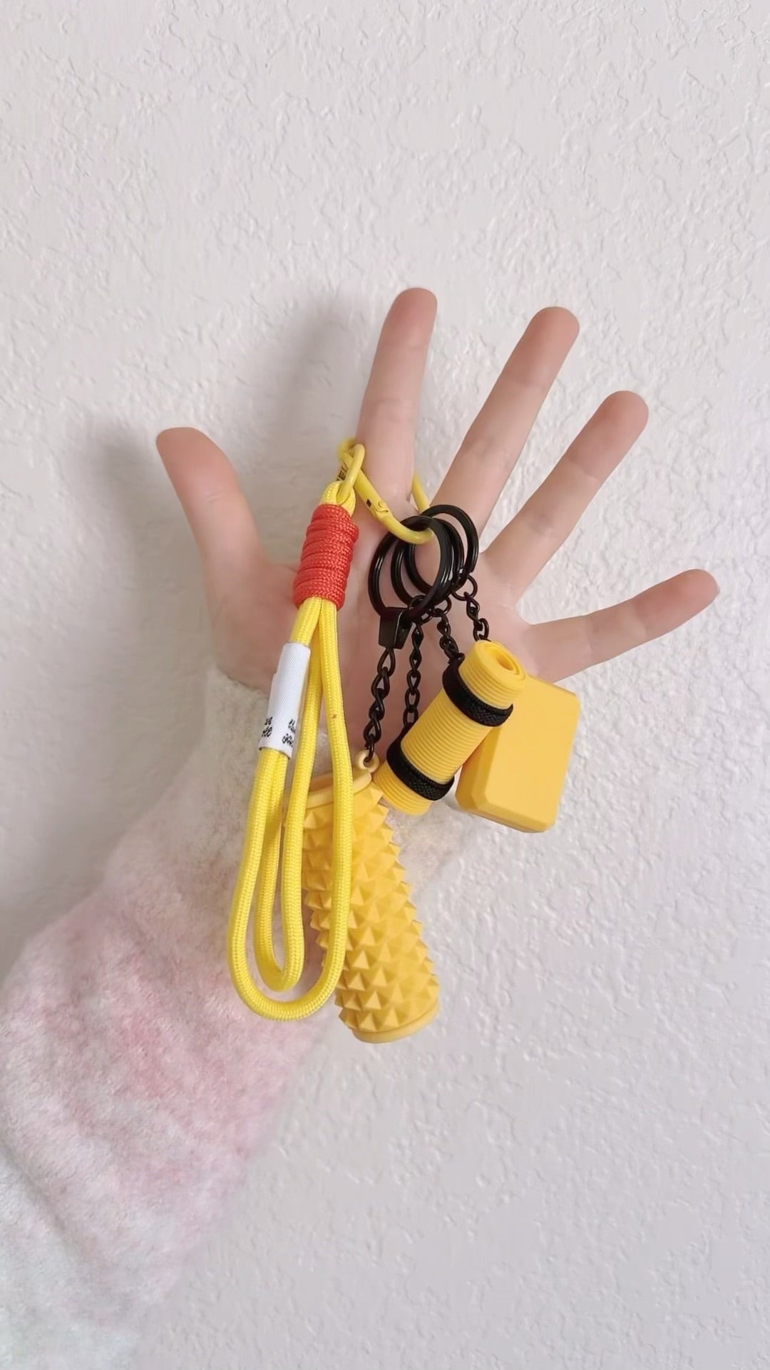 Mini Recovery Kit Keychain — Foam Roller + Chalk Block Set