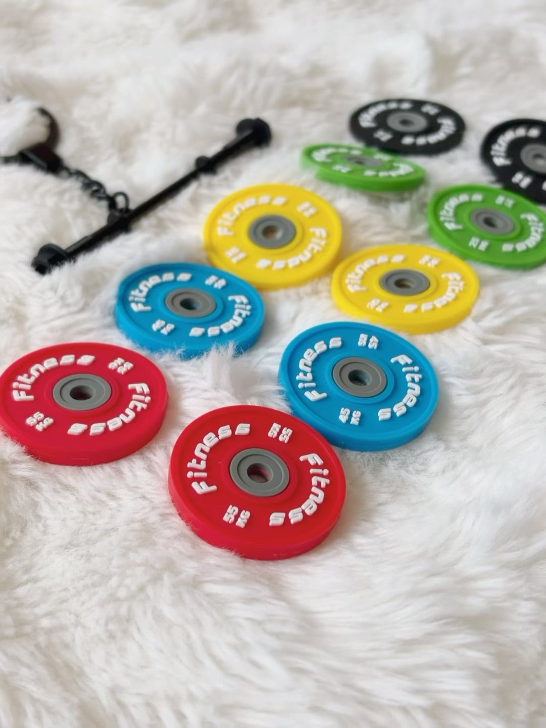 Mini Barbell Keychain | Gym Gift | Weightlifting Accessory